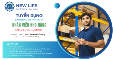 Chương trình đào tạo và làm việc nghề nhân viên kho hàng tại Hungary