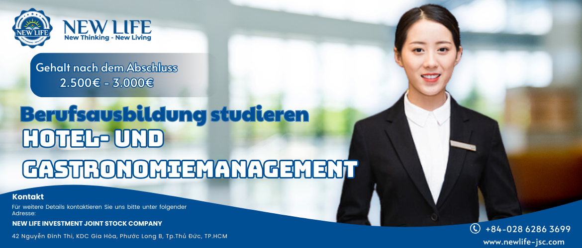 Du học nghề Nhà hàng - Khách sạn ở Đức cùng với New Life