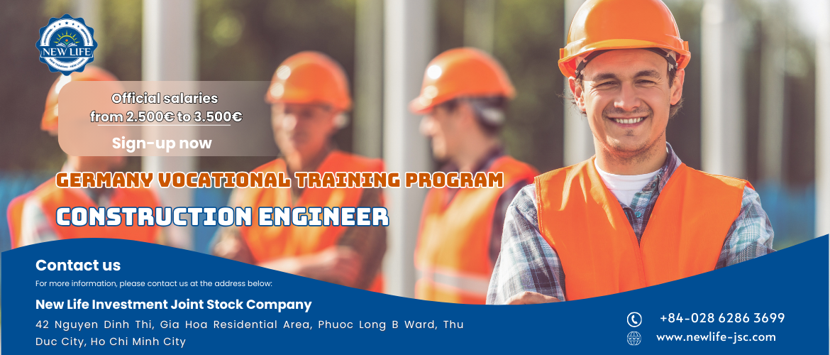 Vocational education in Germany in the field of Construction.