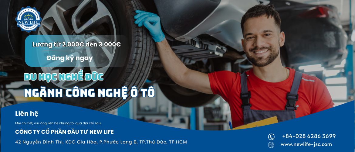 Chương trình đào tạo du học nghề Đức ngành Công Nghệ Ô Tô